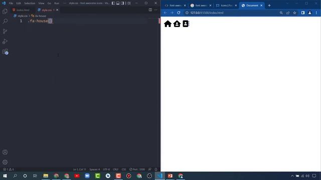 How To Add Icons In HTML - How To Use Font Awesome Easy Way смотреть онлайн