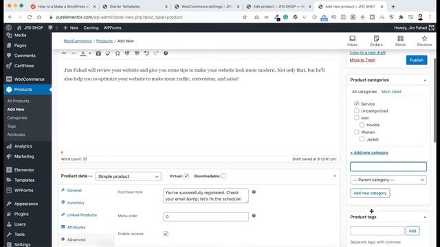 How to Sell Services with WooCommerce | WordPress Tutorial смотреть онлайн