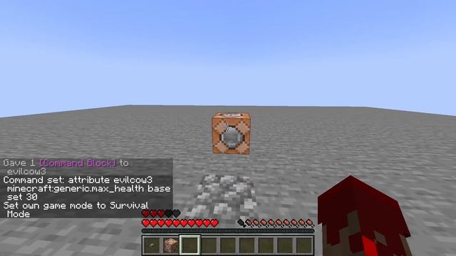 How To Change Your Health In Minecraft Using /attribute - 1.20+ Command Block Tutorial смотреть онлайн