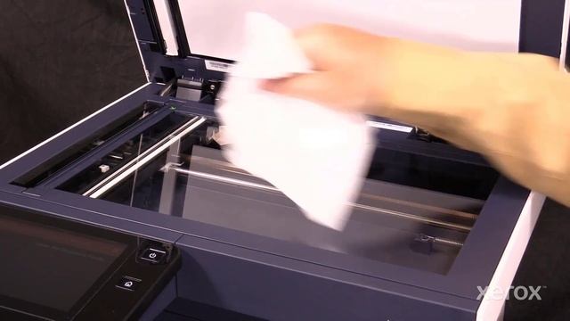 Xerox® VersaLink® C605 Color Multifunction Printer Cleaning the CVT Glass смотреть онлайн