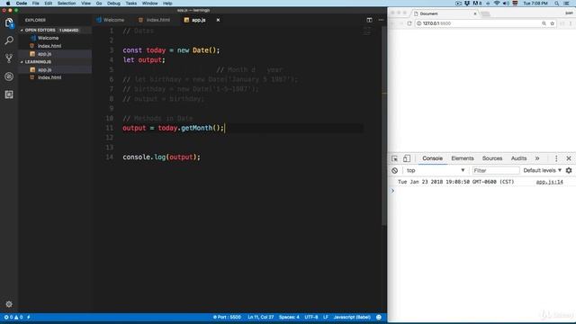 24 Dates in JavaScript смотреть онлайн