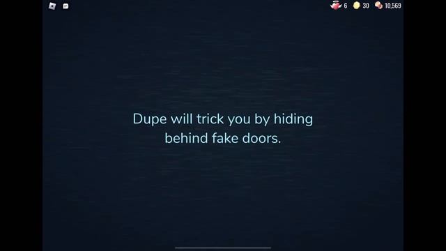 Dupe jumpscare and death message || Roblox Doors смотреть онлайн