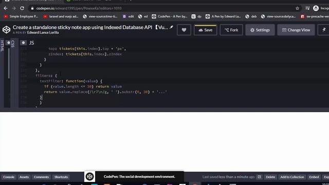 【Vue js】 Create a standalone sticky note app using Indexed Database API смотреть онлайн