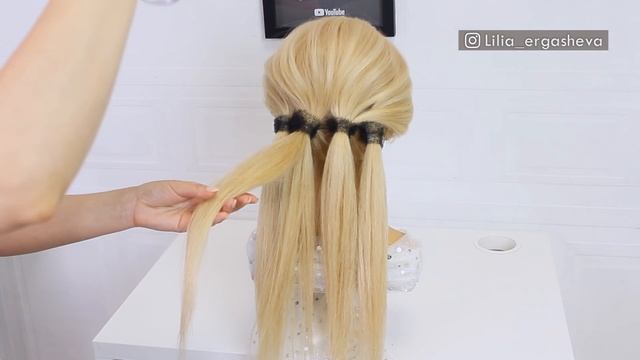 Красивые прически пошагово. Свадебная прическа, Вечерняя прическа одуванчики смотреть онлайн