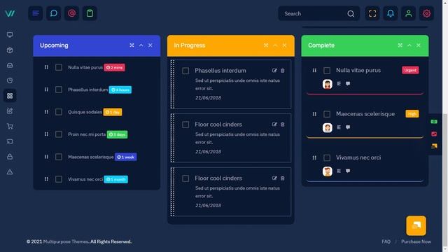 WebkitX Bootstrap 5 Admin Dashboard with Dark LTR Theme смотреть онлайн