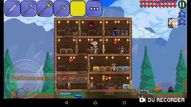 Terraria #4. Торговец краски и Нашествие кроликов 🐇🐇🐇🐇🐇🐇🐇🐇🐇🐇🐇🐇!!!!!!!!