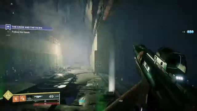 Destiny 2 Beyond Light the Crow and the Hawk Follow the Hawk Get to Tunnel смотреть онлайн