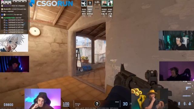 ЭВЕЛОН ПЕРВЫЙ ТУРНИР В КС2 2 НА 2 #1 / БУСТЕР и КАРАВАЙ против SKYWHYWALKER и ГОЛОВАЧ / EVELONE CS2 смотреть онлайн