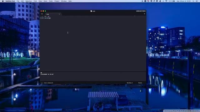 Lancer un script Python sur Sublime Text 3 смотреть онлайн