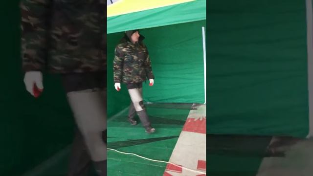 Сборка за 1 минуту торговой палатки 4х2 м смотреть онлайн