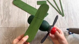 Самолёт из пластиковой бутылки Поделки на 9 Мая на конкурс