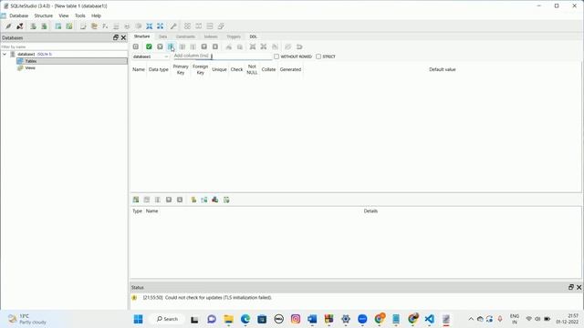 Steps to create database in SQLite studio | Steps to create table in SQLite studio windows 11 Hind смотреть онлайн