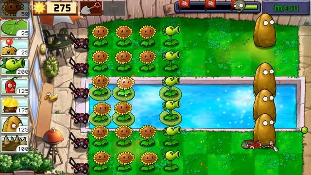 РАСТЕНИЯ против ЗОМБИ или PLANTS Vs ZOMBIES. Серия 15: Гигантский Стеноорех против дельфизомби