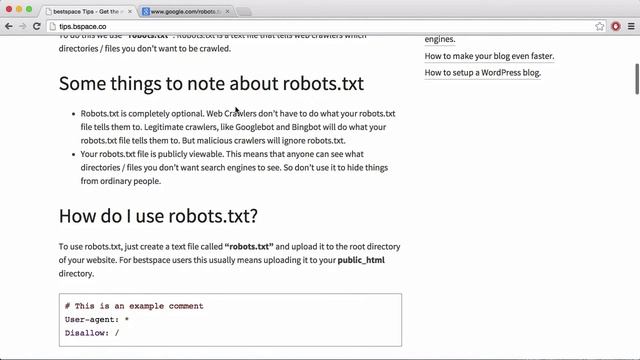 How to use robots.txt смотреть онлайн