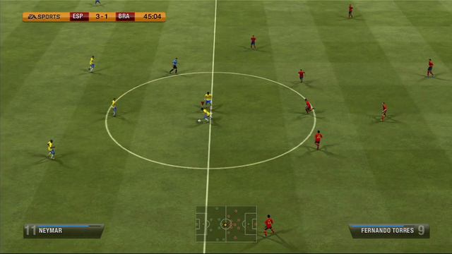 Fifa 13 Online Match: Spain Vs Brazil
