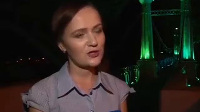 Светодиодная подсветка парка в городе Уфа смотреть онлайн