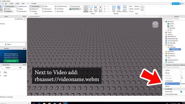 Roblox Studio Video Frames Tutorial - Video Frame & Playing Video on a GUI смотреть онлайн