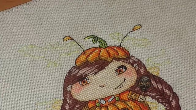 Вышивка крестом. О тыквах, птичках и сомнениях... смотреть онлайн