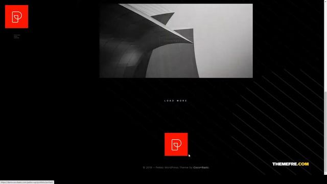 Pekko - Minimal Dark WordPress Theme creative dark Website Builder смотреть онлайн