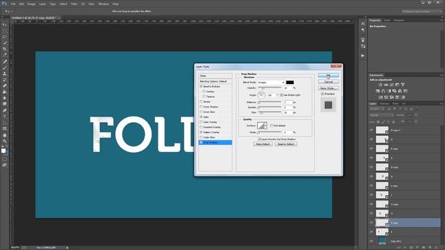 How to Create a Folded Paper Text Effect in Photoshop смотреть онлайн