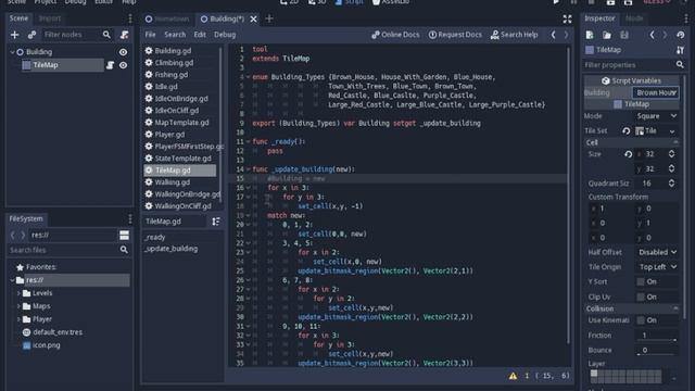 Tools Setget Tilemap Godot 3.1 Tutorial смотреть онлайн