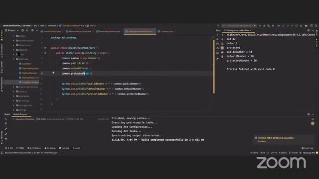 Oracle Certified Java Programmer 1Z0-808: Method Design, Method Return Type, Using Access Modifiers смотреть онлайн
