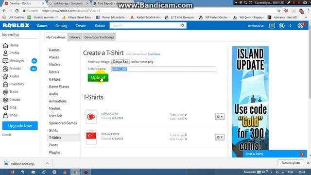 Roblox T shirt (Bedava Free) смотреть онлайн
