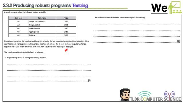 2.3 Robust programs, 2.4 Boolean Logic,2.5 Languages & IDE- GCSE OCR Computer Science Exam Question смотреть онлайн