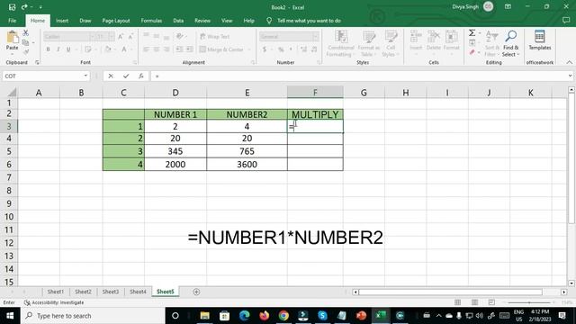 How to Multiply Numbers in Excel? смотреть онлайн