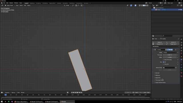 Adjusting the Output of Solidify Modifier with Geometry Nodes | Blender Quick Tip смотреть онлайн