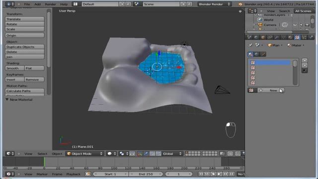 blender landscape ocean tutorial part 2 смотреть онлайн