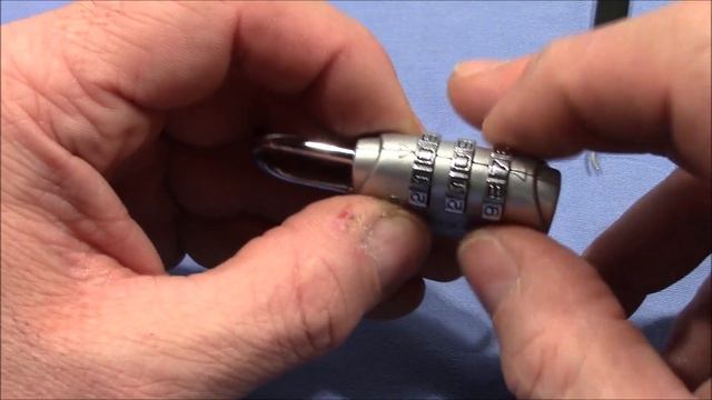 (picking 766) TSA Padlock Lock explained, picked and decoded (TSA007, 3 wheels by EVR) смотреть онлайн