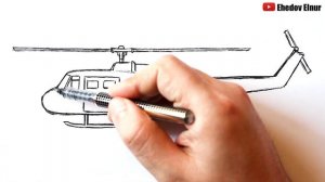 Как нарисовать Пожарный вертолёт