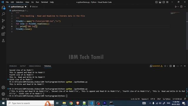 File Handling Read and Readlines using Python in Tamil - Part 4 | Python Tutorial for Beginners смотреть онлайн