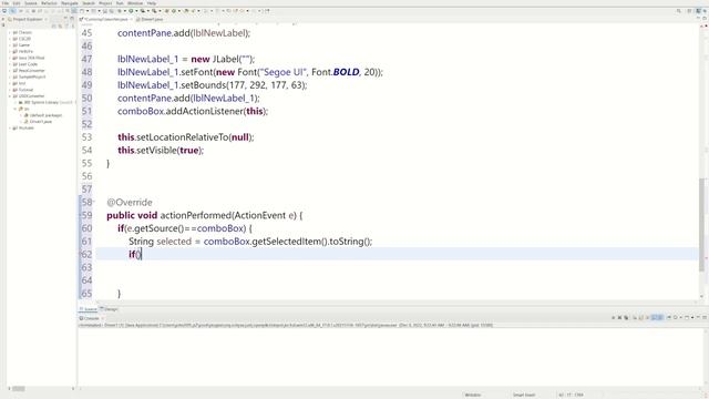 Java Swing GUI Currency Converter смотреть онлайн