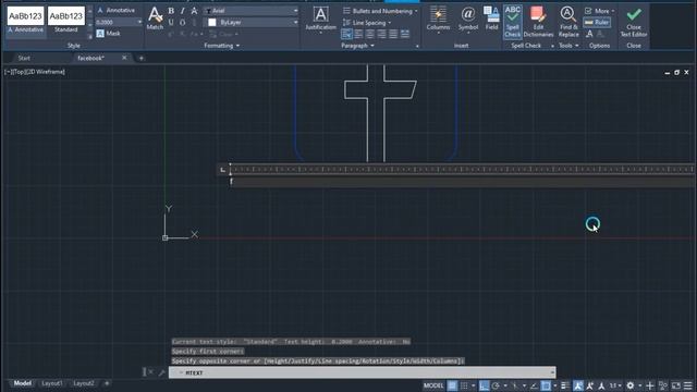 #facebook logo model in AutoCAD 2020 смотреть онлайн