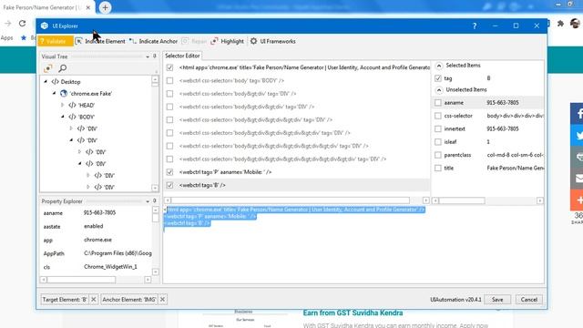 UiPath Fake Name Generator Example смотреть онлайн