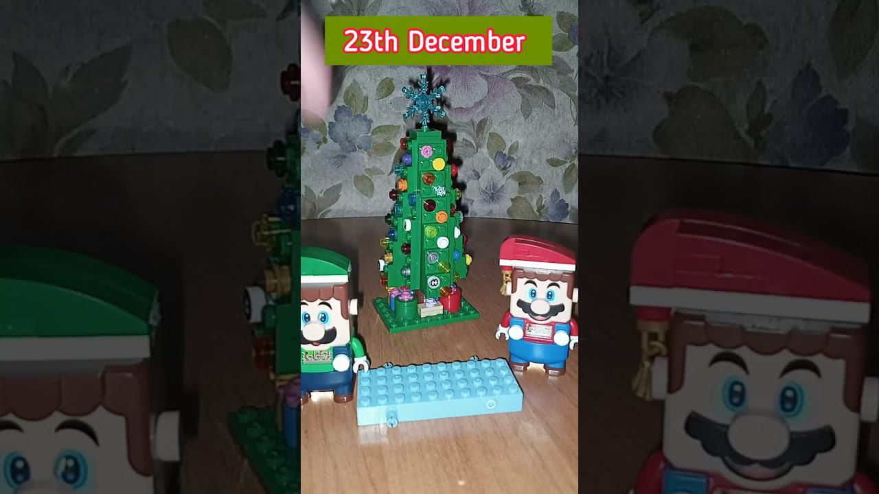 My Christmas & New Year Advent Calendar mini surprises by Lego Super Mario & Luigi. Day 23 #shorts смотреть онлайн