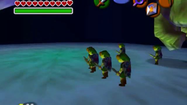 Zelda OOT: Young Link clones Vs. Bongo Bongo смотреть онлайн