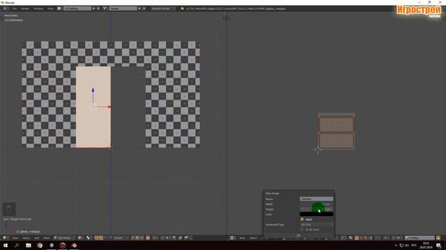Blender 3D,моделирование и развертка,канал Игрострой смотреть онлайн