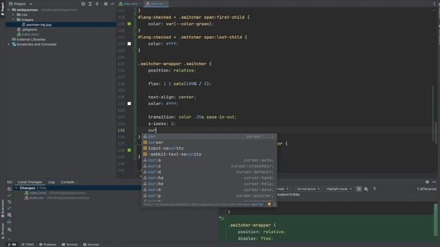 #12.1 Вёрстка сайта визитки для начинающих | HTML, CSS, JS - Улучшенный переключатель языка смотреть онлайн