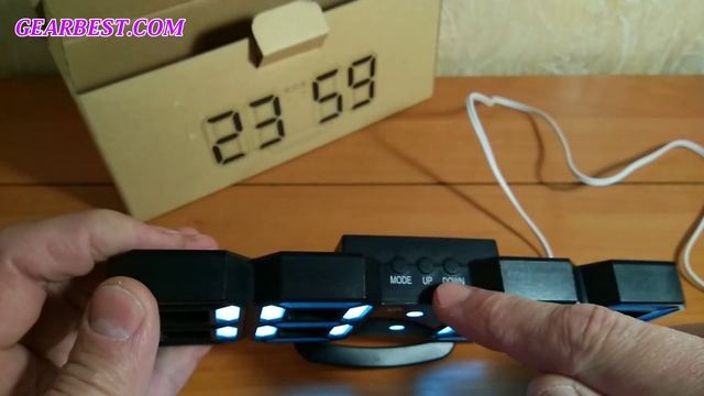 ЦИФРОВЫЕ, НАСТЕННО-НАСТОЛЬНЫЕ, СВЕТОДИОДНЫЕ ЧАСЫ !!! GEARBEST.COM !!!