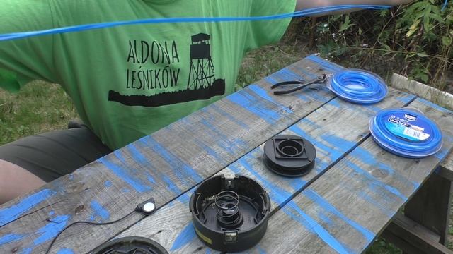 Jak wymienić żyłkę w kosie spalinowej lub elektrycznej? Nawijanie żyłki #Majster Amator odc.26 смотреть онлайн