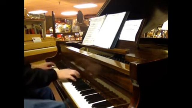 Antique Brambach Baby Grand Piano (Before and After Tuning) смотреть онлайн