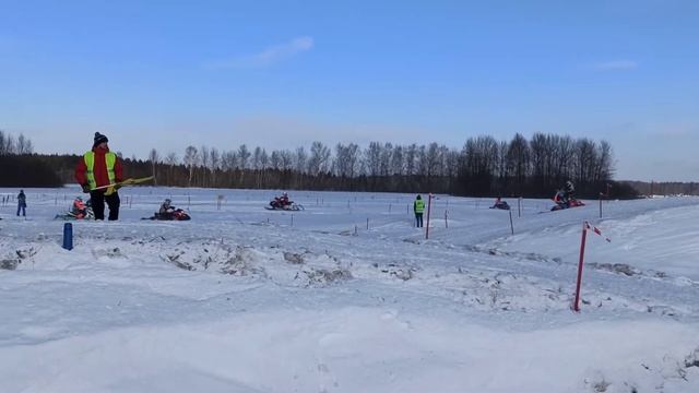 Гонки на снегоходах в Ашукино смотреть онлайн