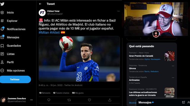 ¿SAÚL Y VRSALKJO DESTINO ITALIA?  MOLINA Y NEHUEN ESPERANDO MOVIMIENTOS DEL ATLETI