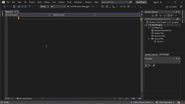 How to Create C Projects using Visual Studio 2022 смотреть онлайн
