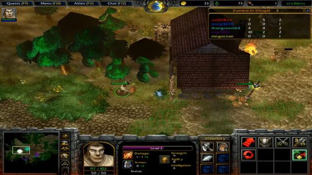 Warcraft III : Zombie In Village #1 смотреть онлайн