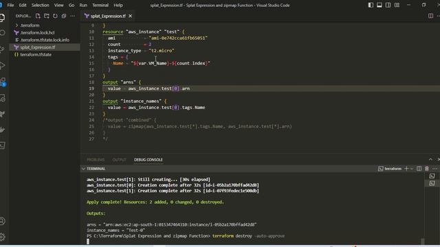 16.Terraform Splat Expression and Zipmap function смотреть онлайн
