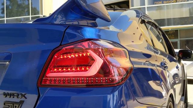 V5 Clear Red Full LED Tail light Dynamic Indicator for 2014-2020 Subaru WRX STI VA CT AUTOPARTS смотреть онлайн